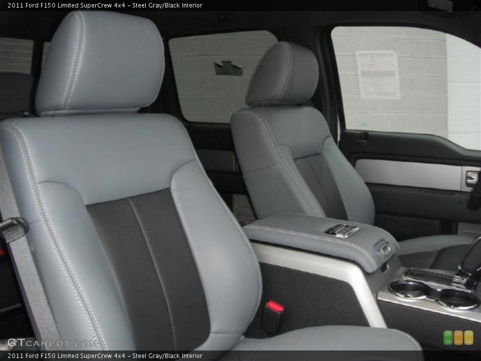 Steel Gray/Black Interior Photo for the 2011 Ford F150 Limited SuperCrew 4x4 #47136294