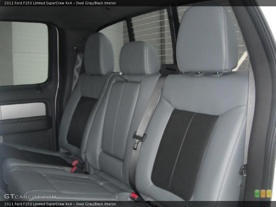 Steel Gray/Black Interior Photo for the 2011 Ford F150 Limited SuperCrew 4x4 #47136306