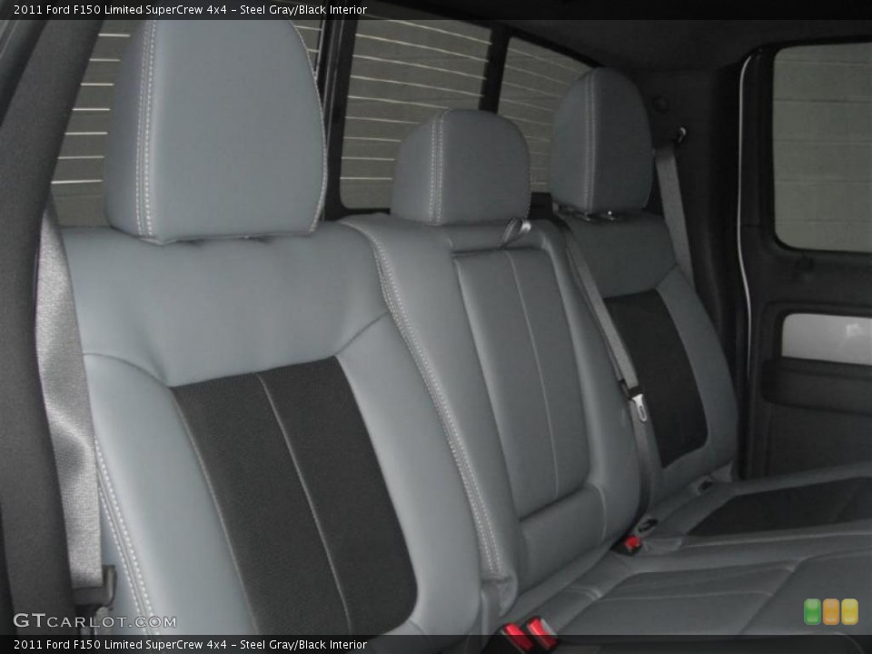 Steel Gray/Black Interior Photo for the 2011 Ford F150 Limited SuperCrew 4x4 #47136330