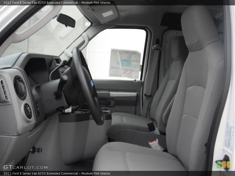 Medium Flint Interior Photo for the 2011 Ford E Series Van E250 Extended Commercial #47136717
