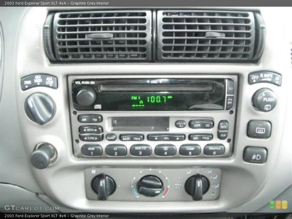 Graphite Grey Interior Controls for the 2003 Ford Explorer Sport XLT 4x4 #47137500