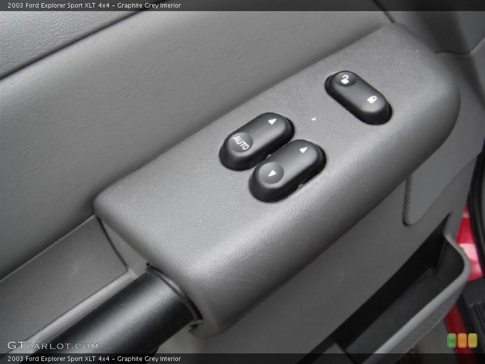 Graphite Grey Interior Controls for the 2003 Ford Explorer Sport XLT 4x4 #47137554