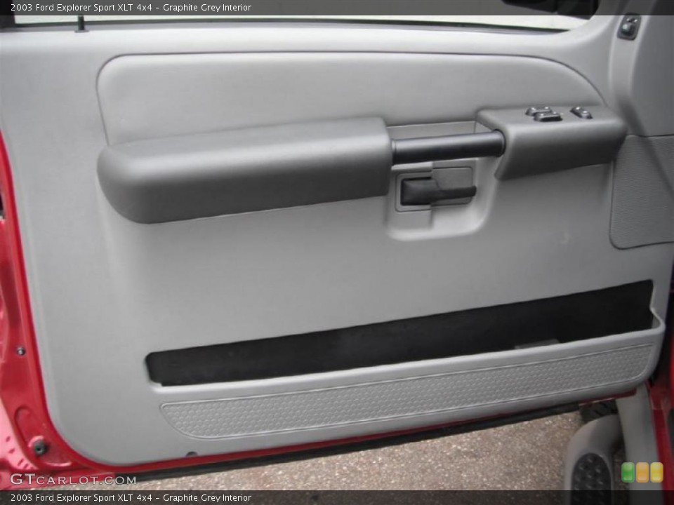 Graphite Grey Interior Door Panel for the 2003 Ford Explorer Sport XLT 4x4 #47137569
