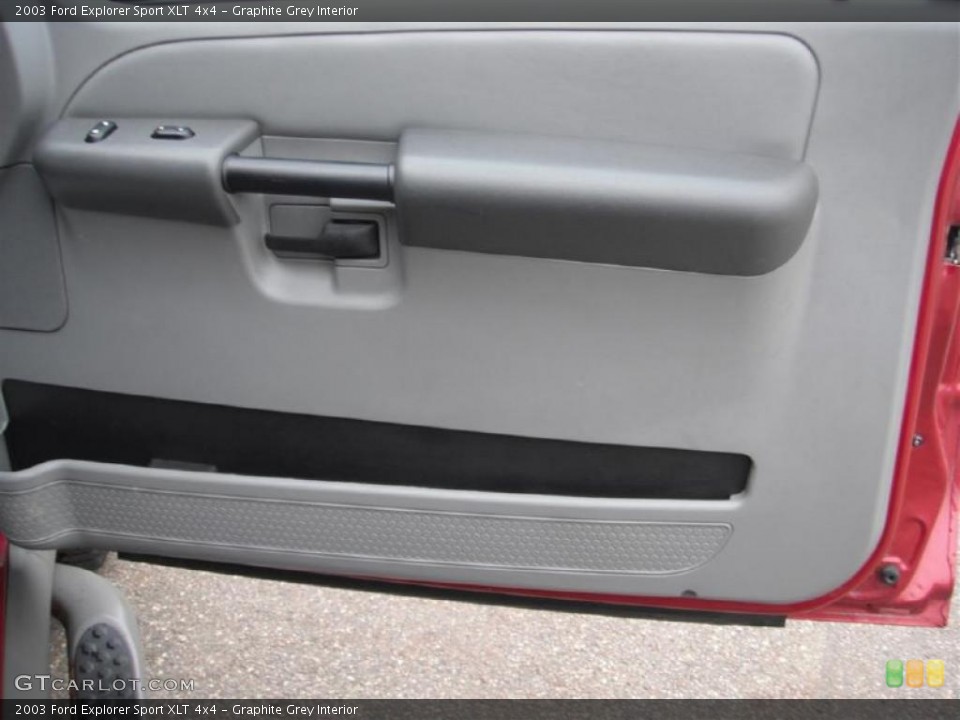 Graphite Grey Interior Door Panel for the 2003 Ford Explorer Sport XLT 4x4 #47137581