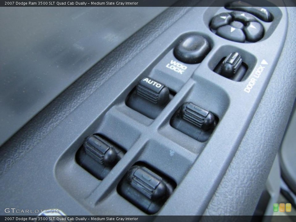 Medium Slate Gray Interior Controls for the 2007 Dodge Ram 3500 SLT Quad Cab Dually #47138067
