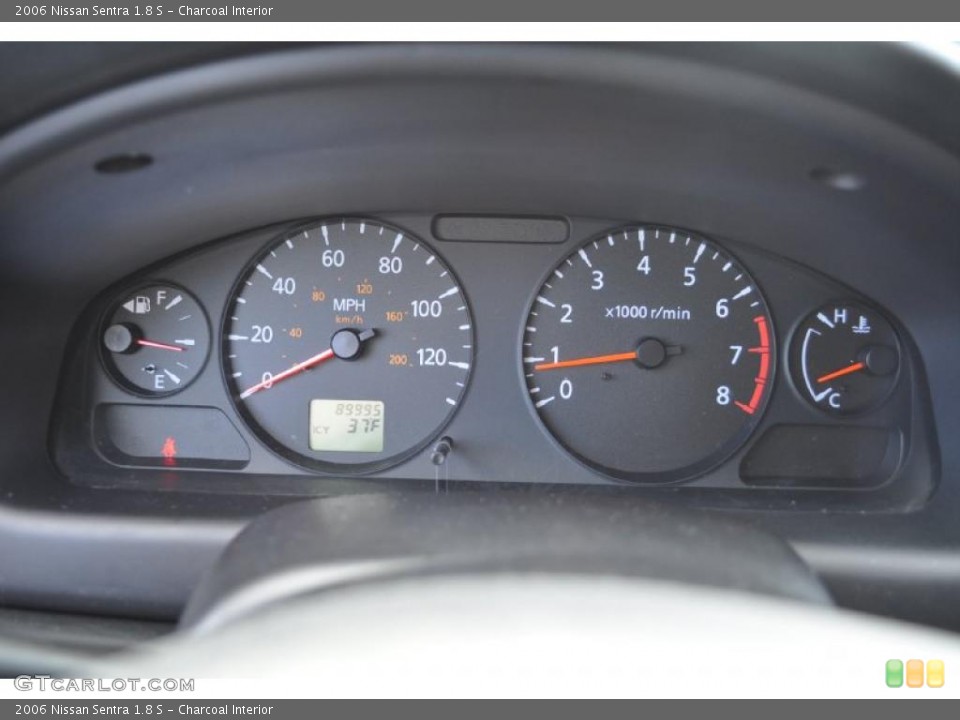 Charcoal Interior Gauges for the 2006 Nissan Sentra 1.8 S #47138190