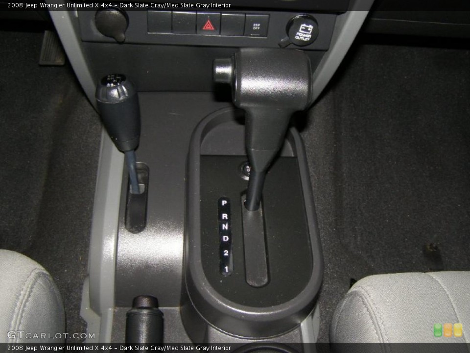 Dark Slate Gray/Med Slate Gray Interior Transmission for the 2008 Jeep Wrangler Unlimited X 4x4 #47141403