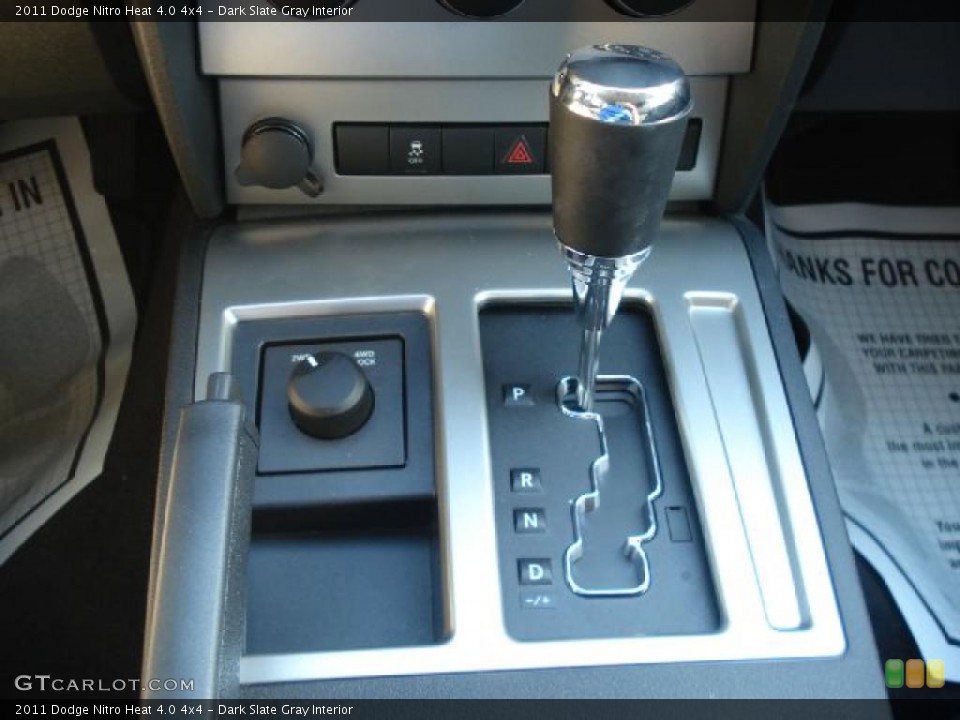 Dark Slate Gray Interior Transmission for the 2011 Dodge Nitro Heat 4.0 4x4 #47141421
