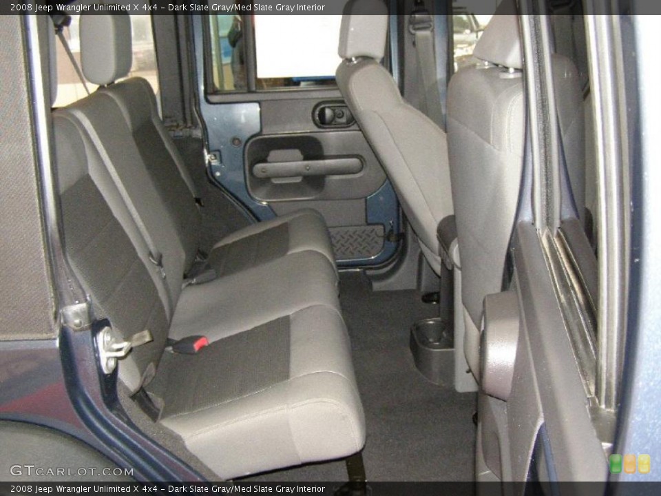 Dark Slate Gray/Med Slate Gray Interior Photo for the 2008 Jeep Wrangler Unlimited X 4x4 #47141469