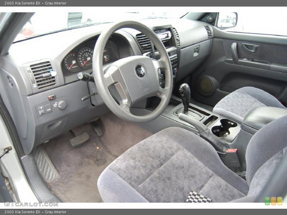 Gray Interior Prime Interior for the 2003 Kia Sorento EX #47142669