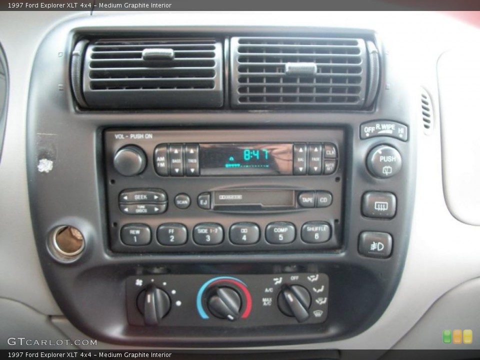 Medium Graphite Interior Controls for the 1997 Ford Explorer XLT 4x4 #47142969