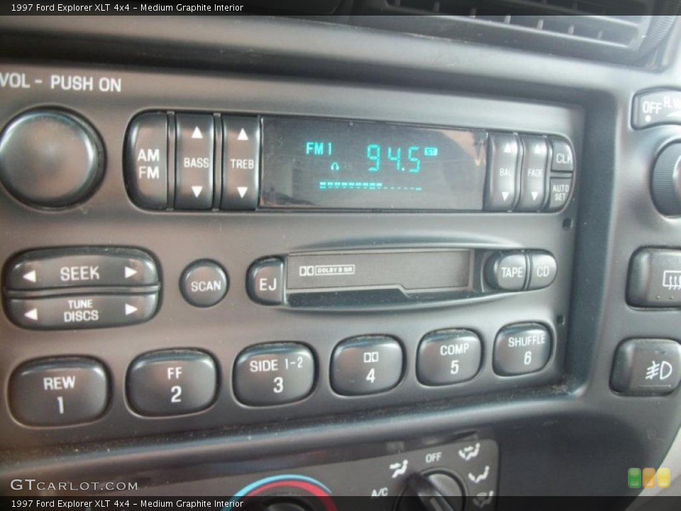 Medium Graphite Interior Controls for the 1997 Ford Explorer XLT 4x4 #47142984