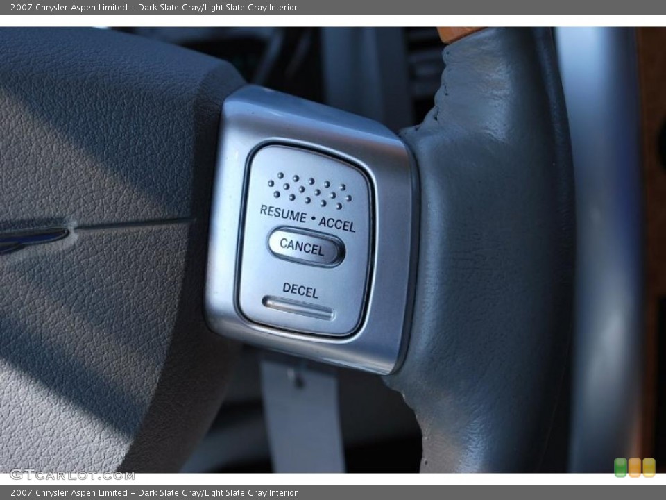Dark Slate Gray/Light Slate Gray Interior Controls for the 2007 Chrysler Aspen Limited #47143719
