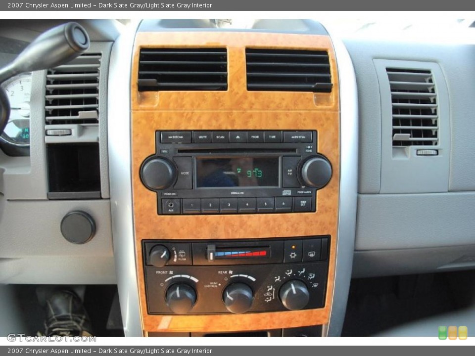 Dark Slate Gray/Light Slate Gray Interior Controls for the 2007 Chrysler Aspen Limited #47143752