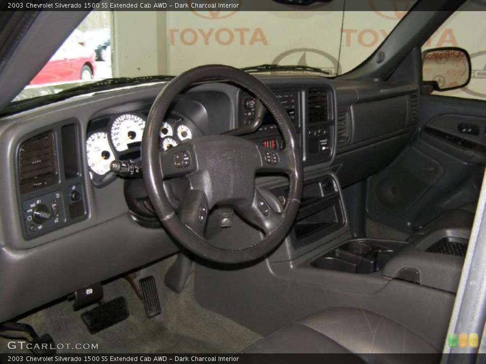 Dark Charcoal Interior Prime Interior for the 2003 Chevrolet Silverado 1500 SS Extended Cab AWD #47143881