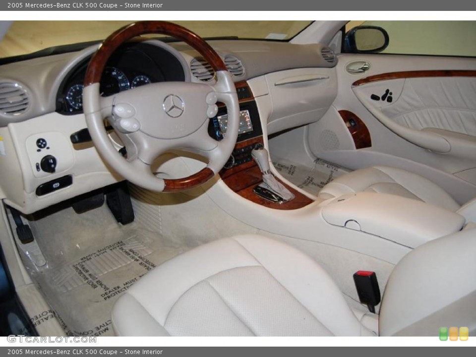 Stone Interior Prime Interior for the 2005 Mercedes-Benz CLK 500 Coupe #47144094