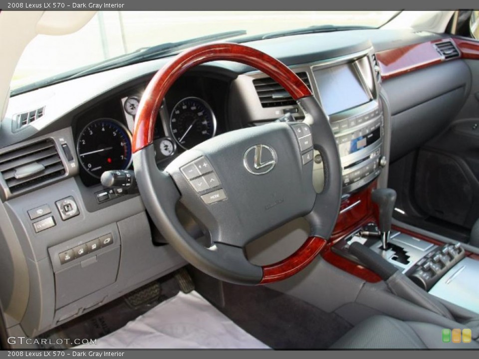 Dark Gray Interior Prime Interior for the 2008 Lexus LX 570 #47144709