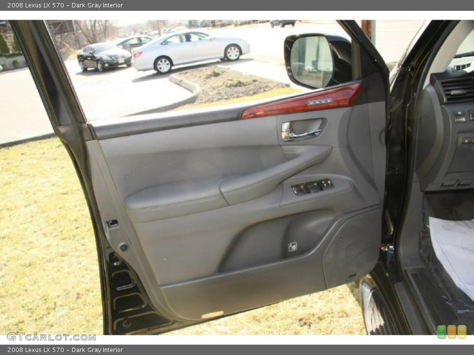 Dark Gray Interior Door Panel for the 2008 Lexus LX 570 #47144757