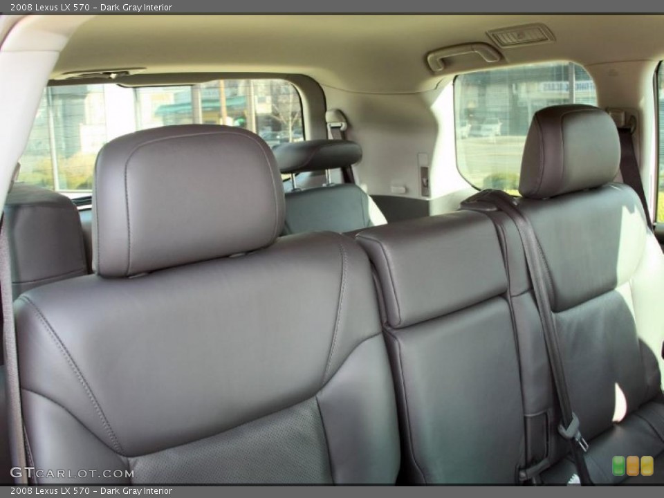 Dark Gray Interior Photo for the 2008 Lexus LX 570 #47144799