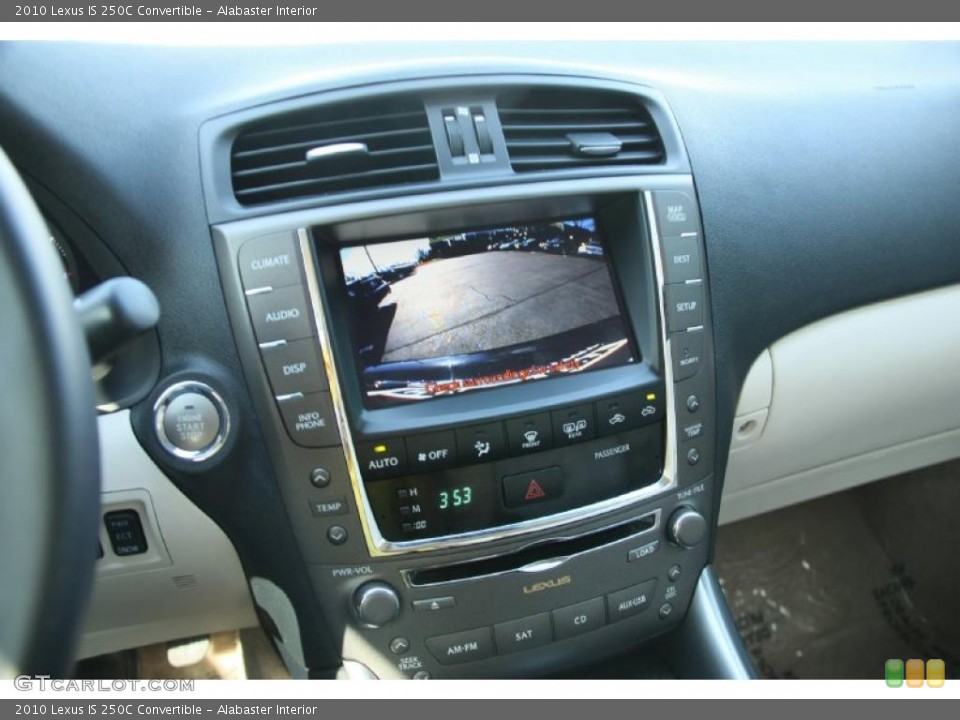Alabaster Interior Controls for the 2010 Lexus IS 250C Convertible #47145267