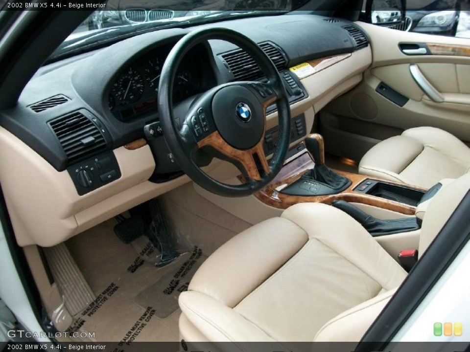 Beige 2002 BMW X5 Interiors