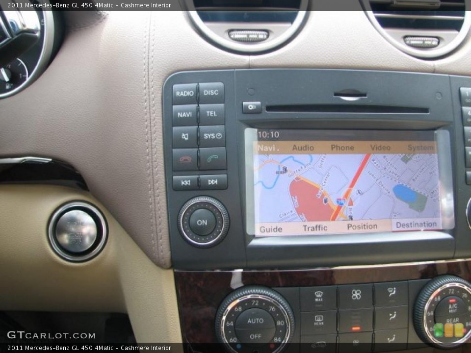 Cashmere Interior Navigation for the 2011 Mercedes-Benz GL 450 4Matic #47146578