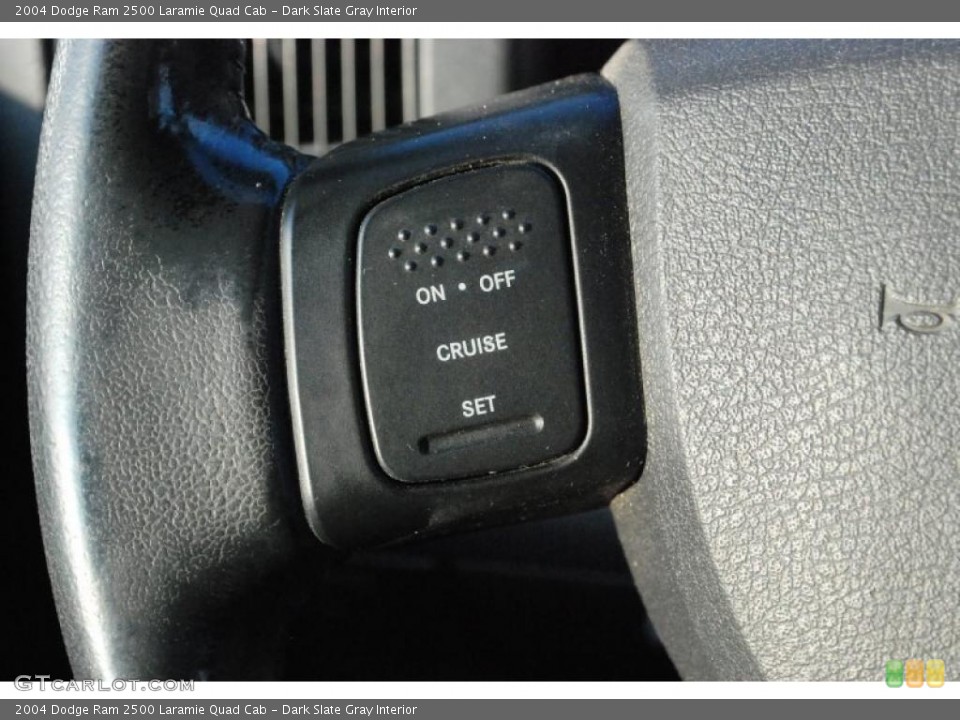 Dark Slate Gray Interior Controls for the 2004 Dodge Ram 2500 Laramie Quad Cab #47147436