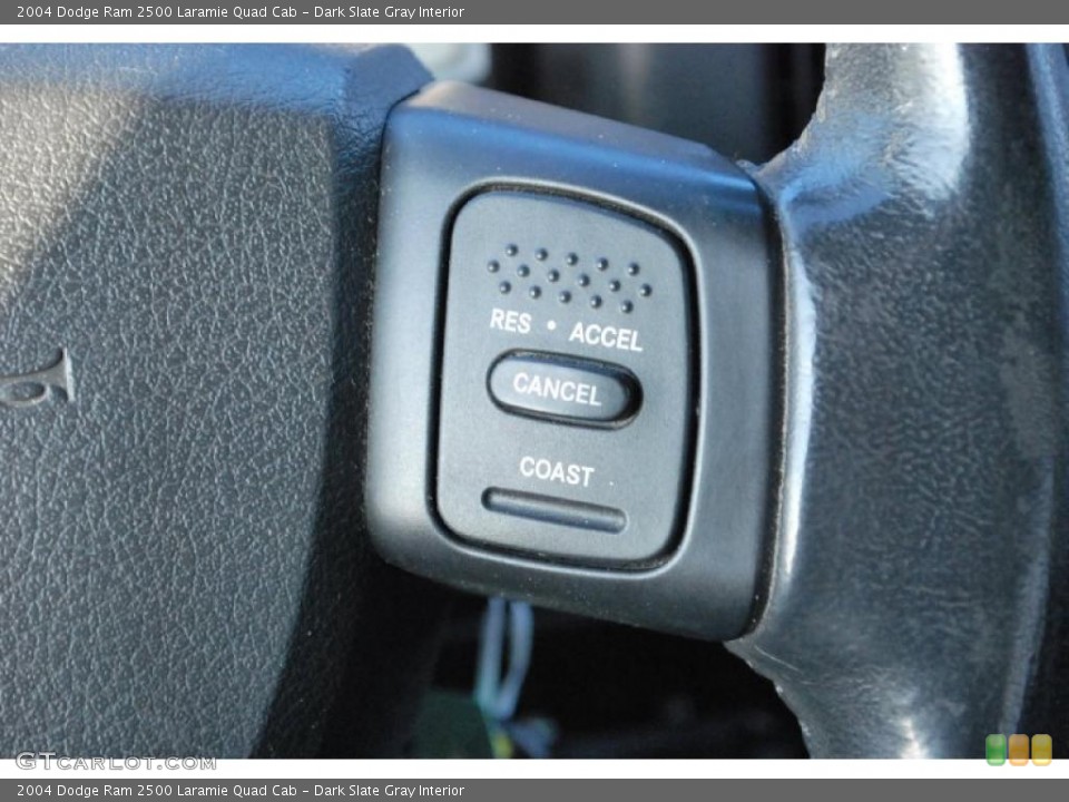 Dark Slate Gray Interior Controls for the 2004 Dodge Ram 2500 Laramie Quad Cab #47147451
