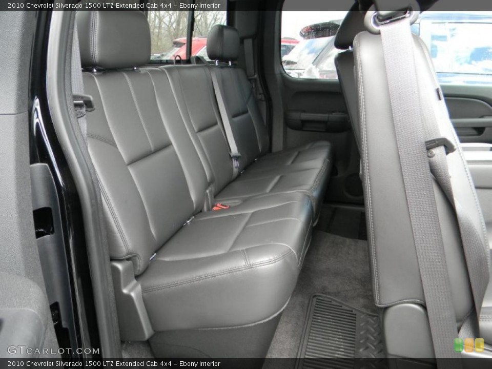 Ebony Interior Photo for the 2010 Chevrolet Silverado 1500 LTZ Extended Cab 4x4 #47148522