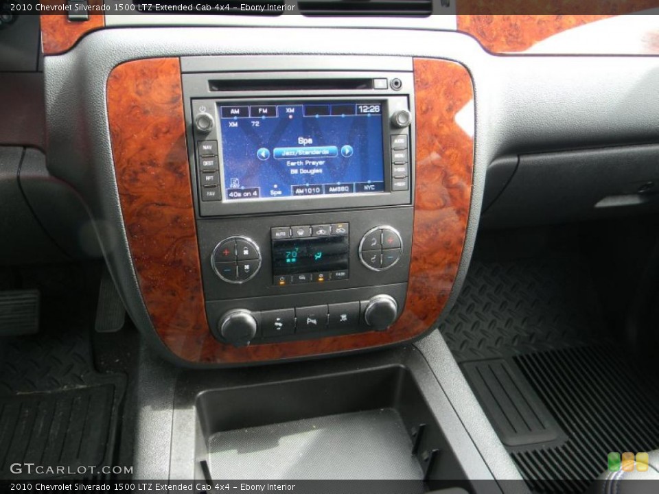 Ebony Interior Controls for the 2010 Chevrolet Silverado 1500 LTZ Extended Cab 4x4 #47148657