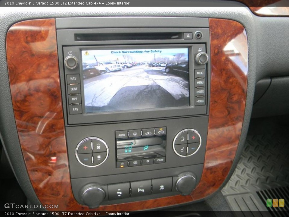 Ebony Interior Controls for the 2010 Chevrolet Silverado 1500 LTZ Extended Cab 4x4 #47148675