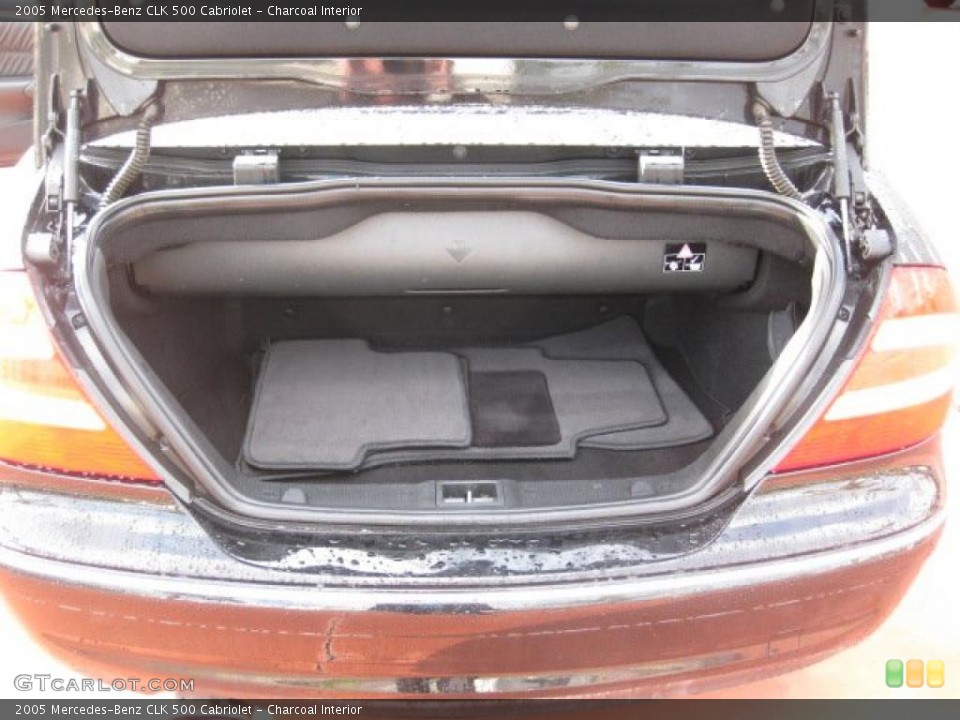 Charcoal Interior Trunk for the 2005 Mercedes-Benz CLK 500 Cabriolet #47148804