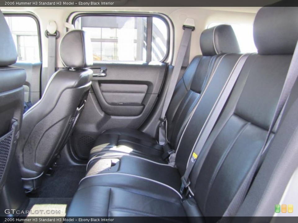 Ebony Black Interior Photo for the 2006 Hummer H3  #47150754