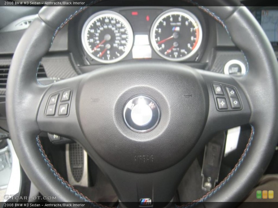 Anthracite/Black Interior Controls for the 2008 BMW M3 Sedan #47152296