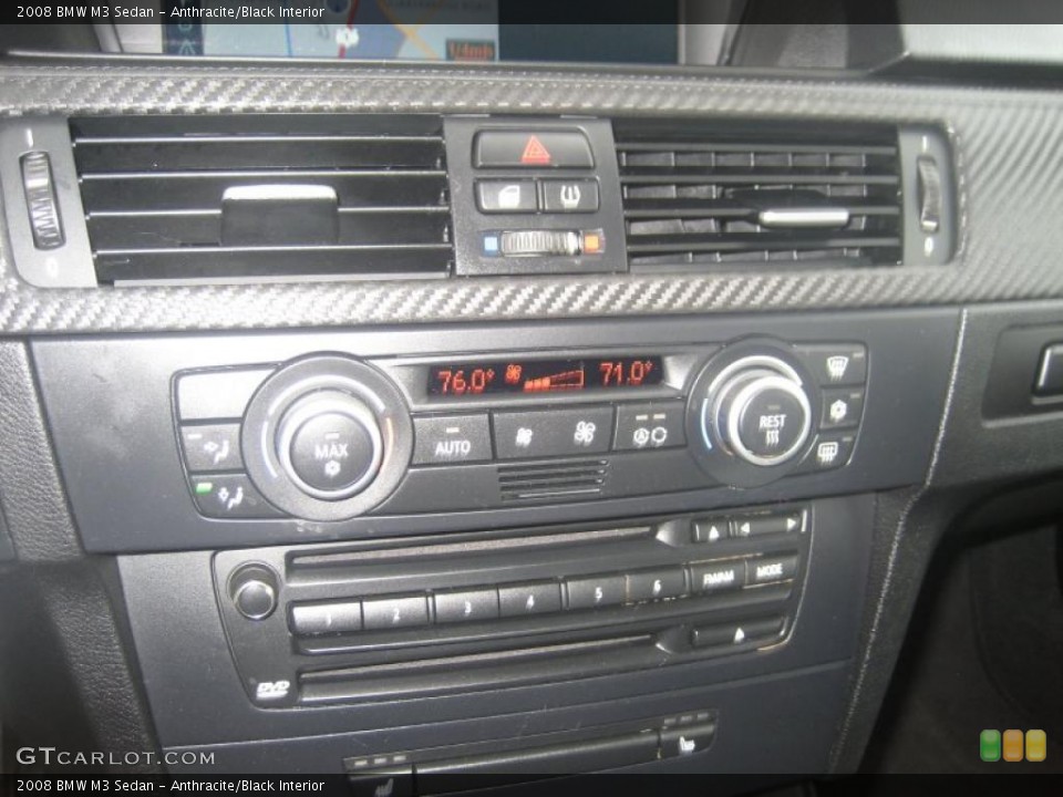 Anthracite/Black Interior Controls for the 2008 BMW M3 Sedan #47152308
