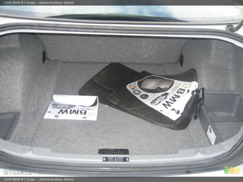 Anthracite/Black Interior Trunk for the 2008 BMW M3 Sedan #47152542