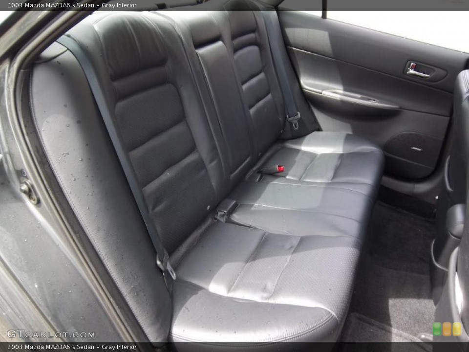Gray Interior Photo for the 2003 Mazda MAZDA6 s Sedan #47153586