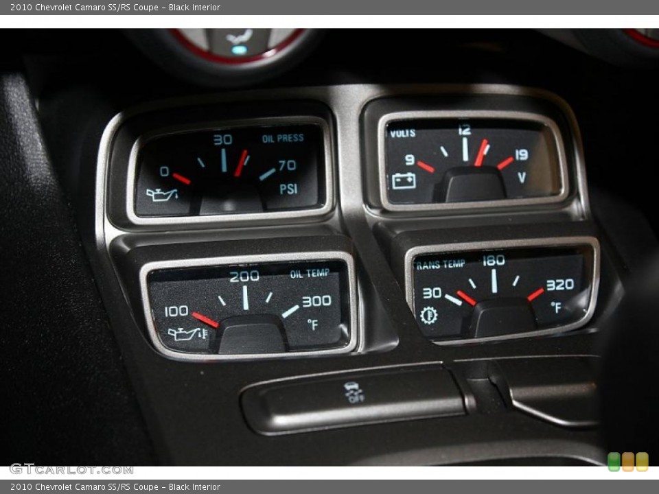 Black Interior Gauges for the 2010 Chevrolet Camaro SS/RS Coupe #47156127