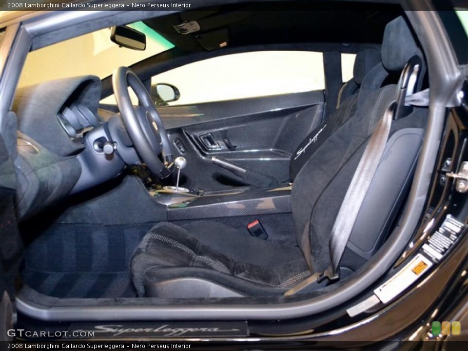 Nero Perseus Interior Photo for the 2008 Lamborghini Gallardo Superleggera #47158260