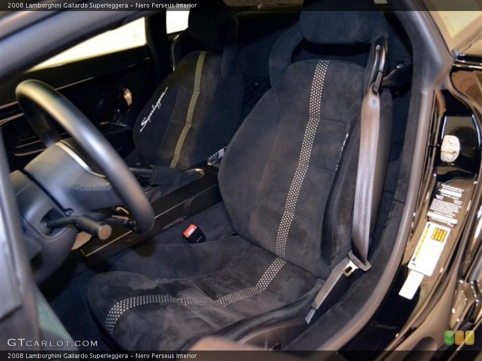 Nero Perseus Interior Photo for the 2008 Lamborghini Gallardo Superleggera #47158272