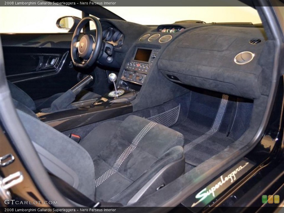 Nero Perseus Interior Dashboard for the 2008 Lamborghini Gallardo Superleggera #47158287
