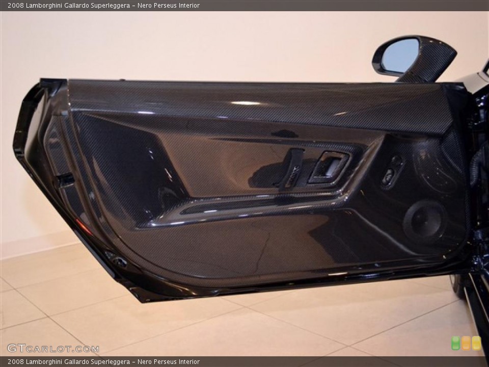 Nero Perseus Interior Door Panel for the 2008 Lamborghini Gallardo Superleggera #47158293