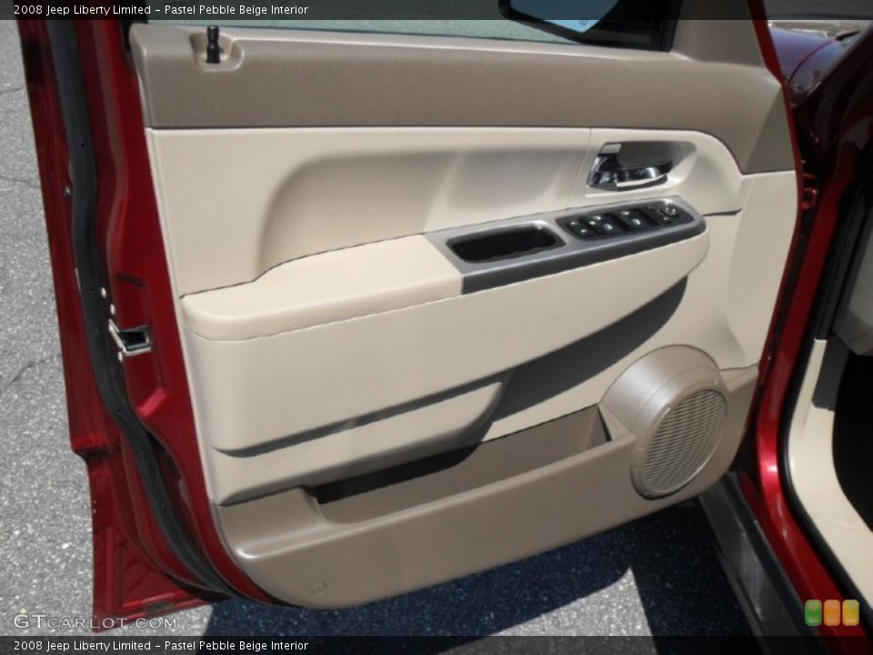 Pastel Pebble Beige Interior Door Panel for the 2008 Jeep Liberty Limited #47158521