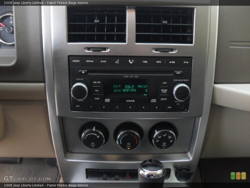 Pastel Pebble Beige Interior Controls for the 2008 Jeep Liberty Limited #47158551
