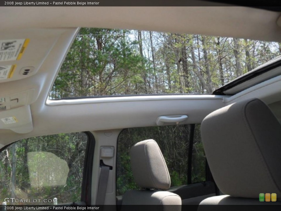 Pastel Pebble Beige Interior Sunroof for the 2008 Jeep Liberty Limited #47158590