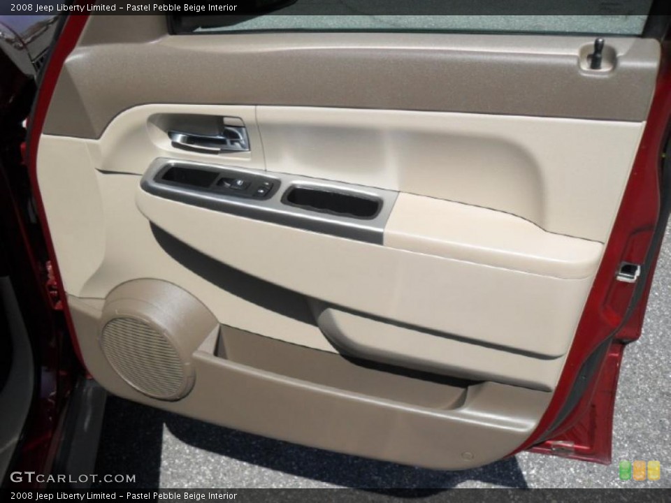 Pastel Pebble Beige Interior Door Panel for the 2008 Jeep Liberty Limited #47158671