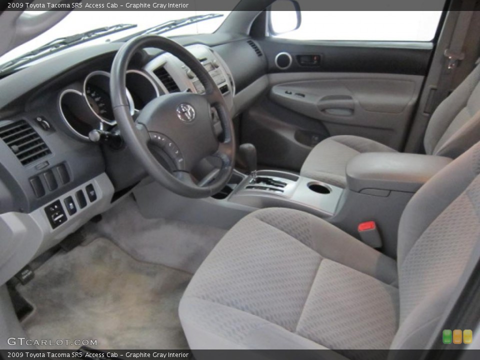 Graphite Gray Interior Photo for the 2009 Toyota Tacoma SR5 Access Cab #47159214