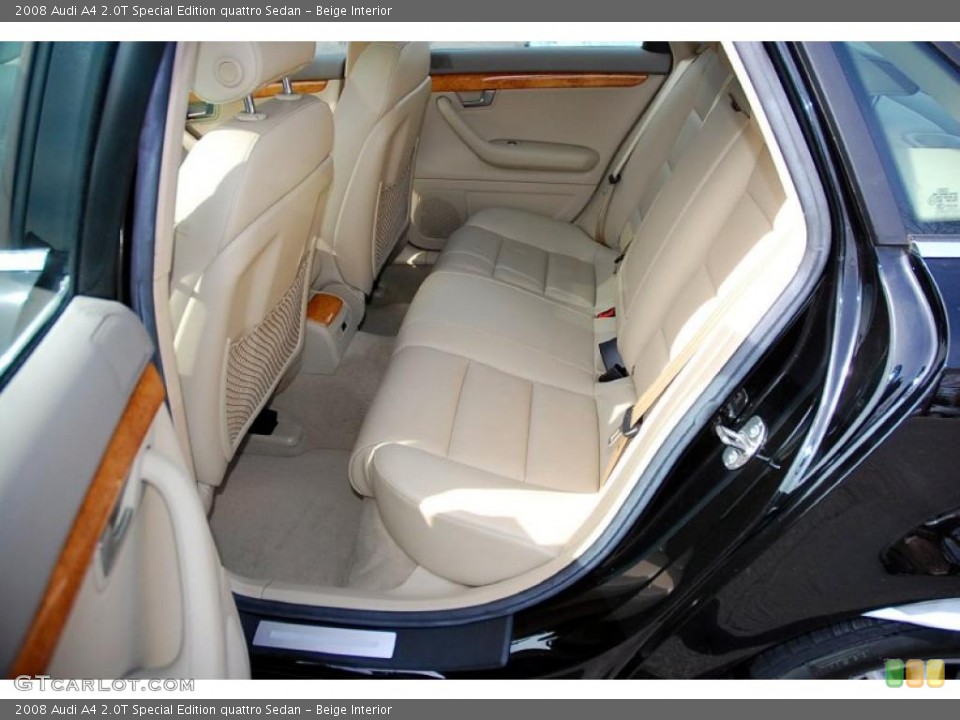 Beige Interior Photo for the 2008 Audi A4 2.0T Special Edition quattro Sedan #47160474