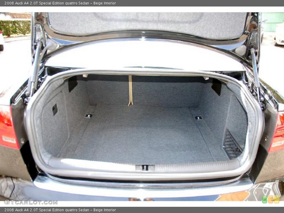 Beige Interior Trunk for the 2008 Audi A4 2.0T Special Edition quattro Sedan #47160492