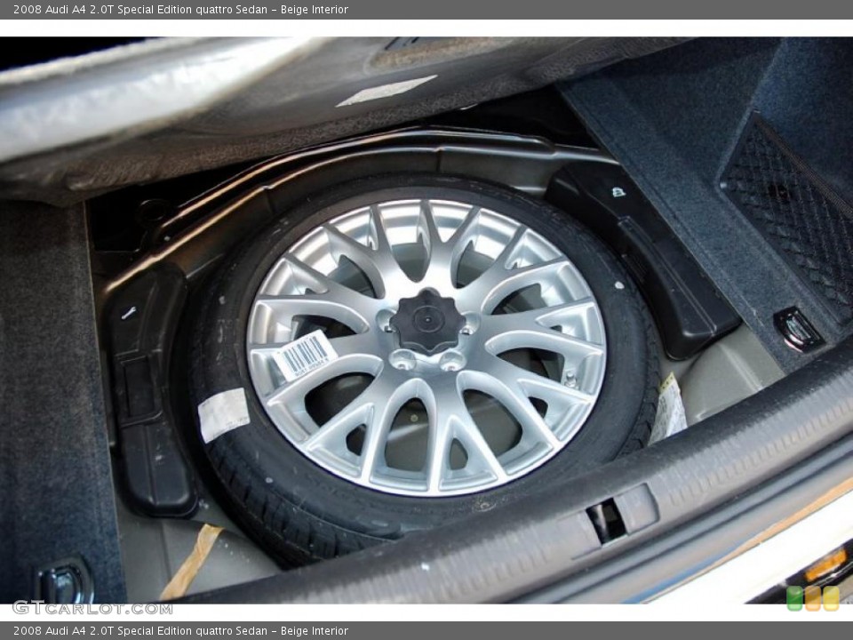 Beige Interior Trunk for the 2008 Audi A4 2.0T Special Edition quattro Sedan #47160501